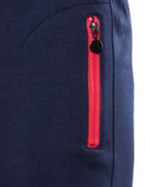 Load image into Gallery viewer, Men&#39;S Solid Color Sports Pants Elastic Waist Lace-Up Slim Fit Workout Trousers Zipper Pockets Joggers Sweatpants
