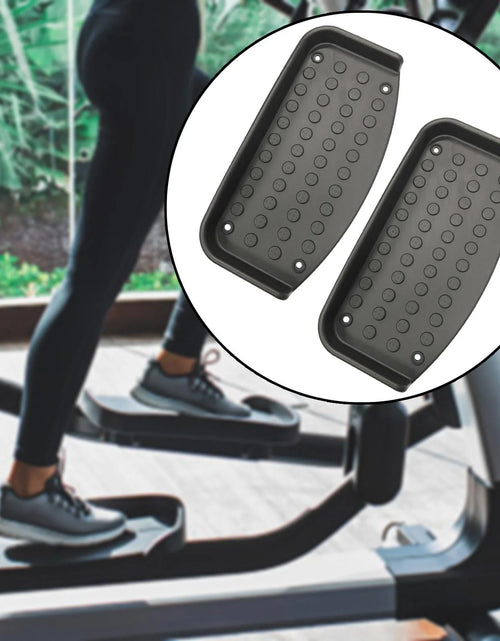 Load image into Gallery viewer, 2X Portable Elliptical Machine Pedals Durable Simple to Install Household Walking Machine Pedals for Exercise Office Home Gym Indoor Parts
