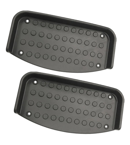 2X Portable Elliptical Machine Pedals Durable Simple to Install Household Walking Machine Pedals for Exercise Office Home Gym Indoor Parts