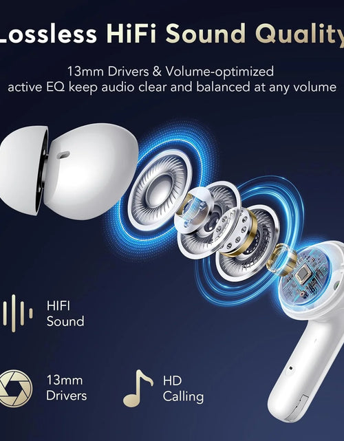 Load image into Gallery viewer, Wireless Earbud, 5.4 Bluetooth Headphones in Ear Stereo Bass Earphones Noise Cancelling Earbuds 36H Dual Mic Call, LED Display IP7 Waterproof Sport Headset for Android Ios
