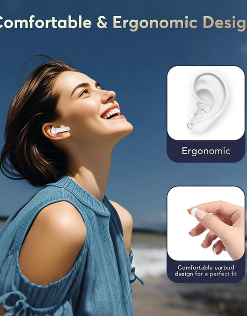 Load image into Gallery viewer, Wireless Earbud, 5.4 Bluetooth Headphones in Ear Stereo Bass Earphones Noise Cancelling Earbuds 36H Dual Mic Call, LED Display IP7 Waterproof Sport Headset for Android Ios
