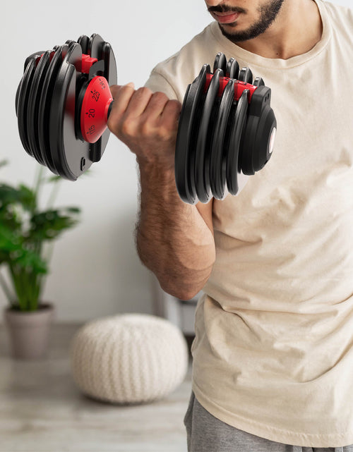 Load image into Gallery viewer, Adjustable Dumbbells 2-Pack, 25Lb Smartbell Dumbbell Set with 9-In-1 Quick-Select Weights, 2.5Lb Increments for Home Gym
