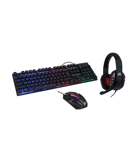 PC Gaming RGB Accessories Starter Kit: Gaming Keyboard - Gaming Mouse & Et