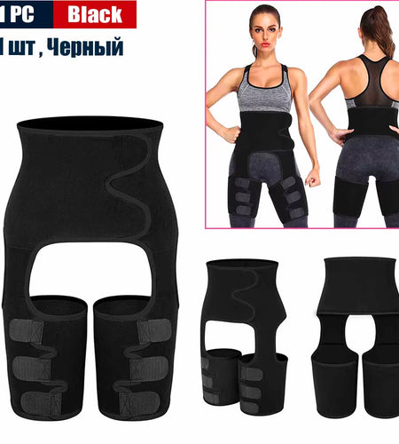 Body 3-In-1 Waist and Thigh Trimmer for Women Weight Loss Butt Lifter Waist Trainer Slimming Support Belt Hip Raise Shapewear