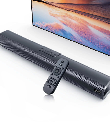 Sound Bars for TV, 3D Surround Sound System TV Sound Bar, 2.1 Ch Home Theater Audio with Built-In Subwoofer,50W TV Speakers | HDMI ARC, Bluetooth, Optical, RCA, USB & AUX Wall Mountable