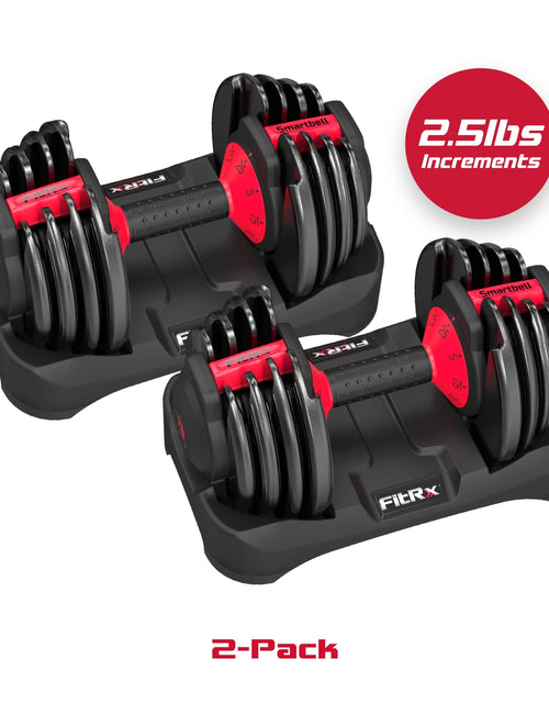 Load image into Gallery viewer, Adjustable Dumbbells 2-Pack, 25Lb Smartbell Dumbbell Set with 9-In-1 Quick-Select Weights, 2.5Lb Increments for Home Gym
