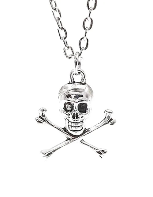 Load image into Gallery viewer, Skull Pendant Necklace for Women Men Vintage Chain Grunge Jewelry Goth Gothic Accessories Choker Y2K Aesthetic Fairy Star
