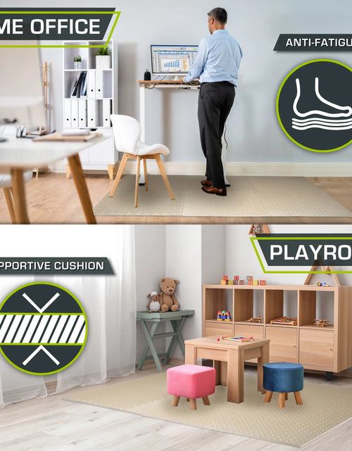 Load image into Gallery viewer, Puzzle Exercise Mat, 1/2&quot; Thick EVA Foam Interlocking Tiles
