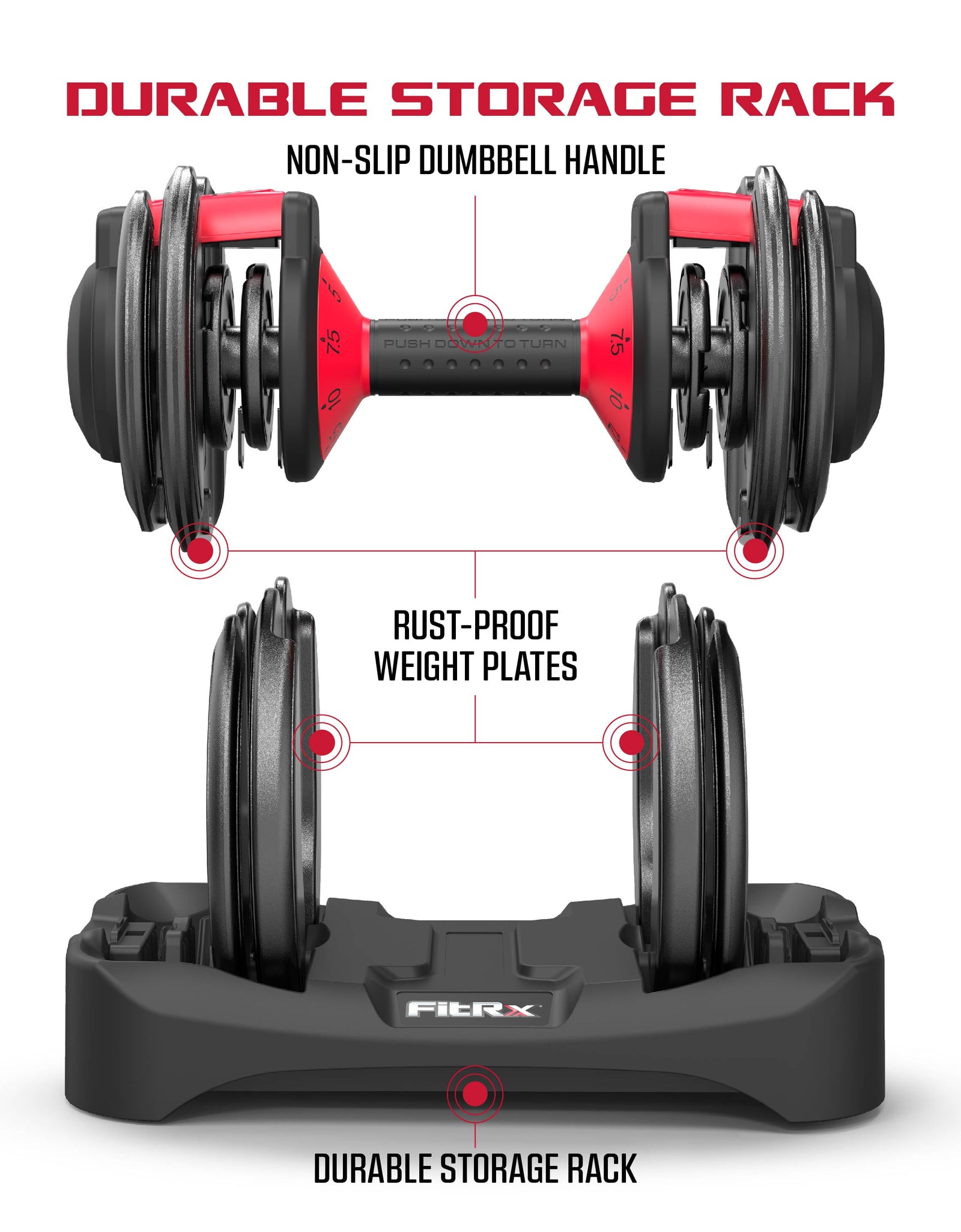 Adjustable Dumbbells 2-Pack, 25Lb Smartbell Dumbbell Set with 9-In-1 Quick-Select Weights, 2.5Lb Increments for Home Gym