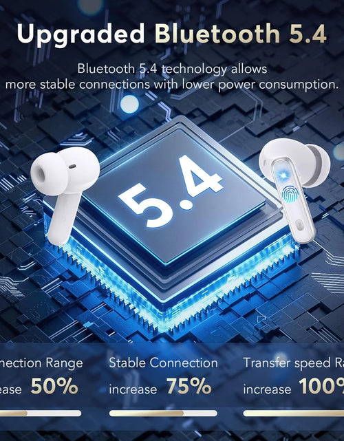 Load image into Gallery viewer, Wireless Earbud, 5.4 Bluetooth Headphones in Ear Stereo Bass Earphones Noise Cancelling Earbuds 36H Dual Mic Call, LED Display IP7 Waterproof Sport Headset for Android Ios
